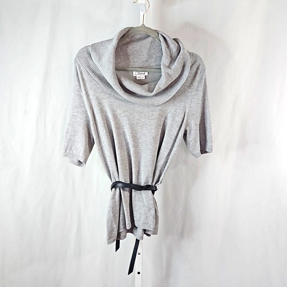 Chaus Grey Sweater Size Medium